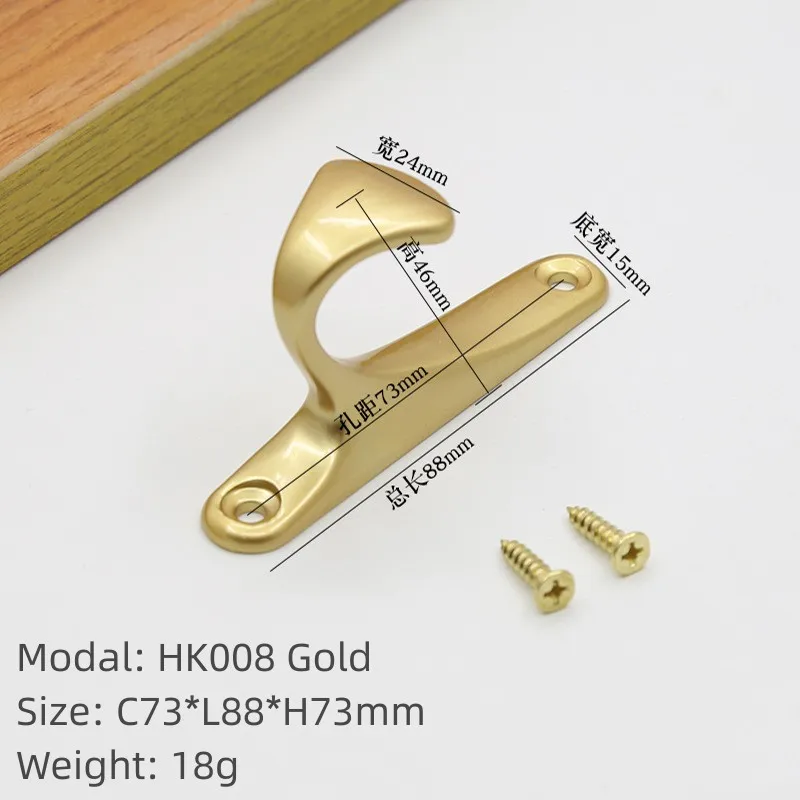 Metal Vintage Double Prong Wall Hanging Hooks Coat Cabinet Clothes Hook wholesale