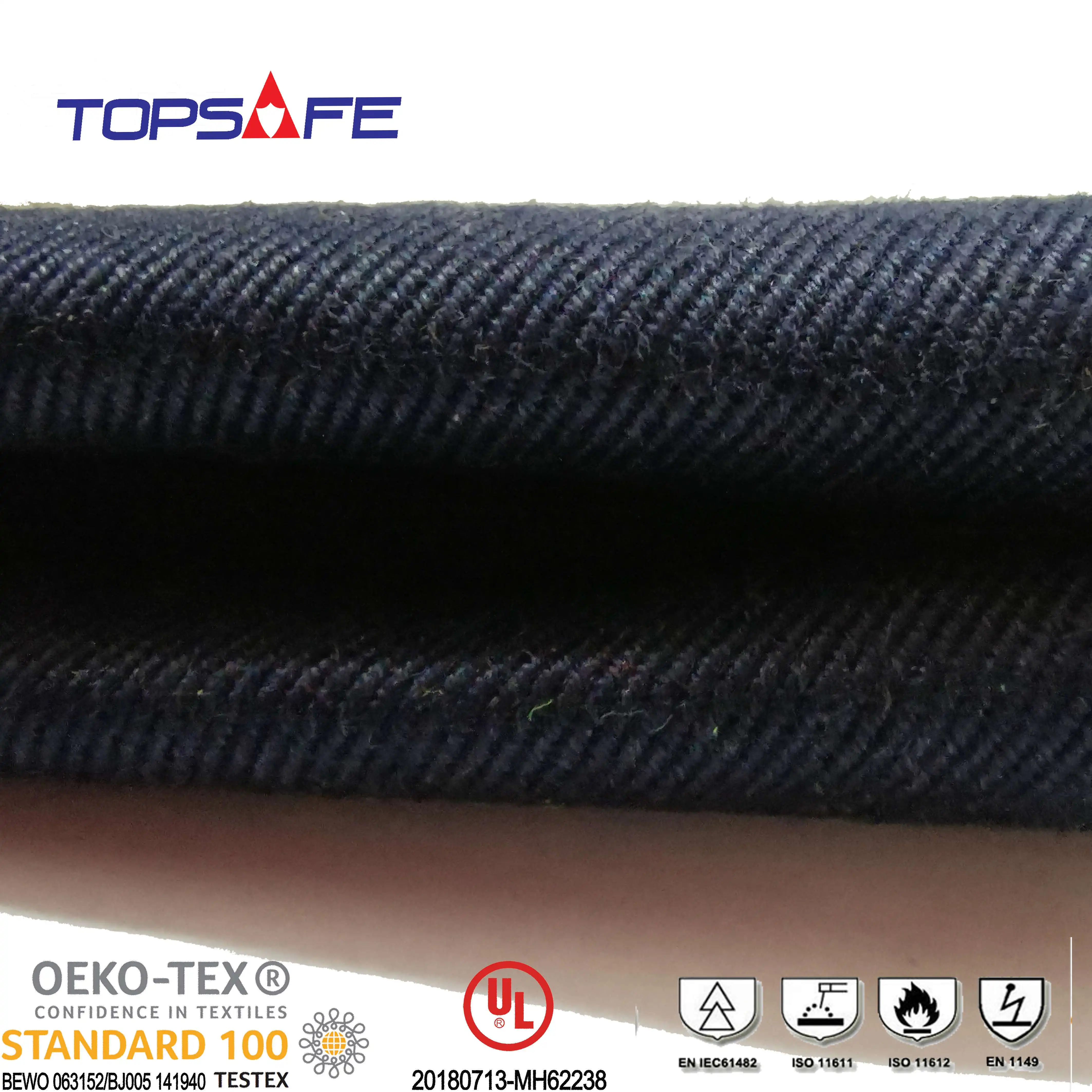 The popular of metal splash protection nomex aramid lenzing fabric for workwear