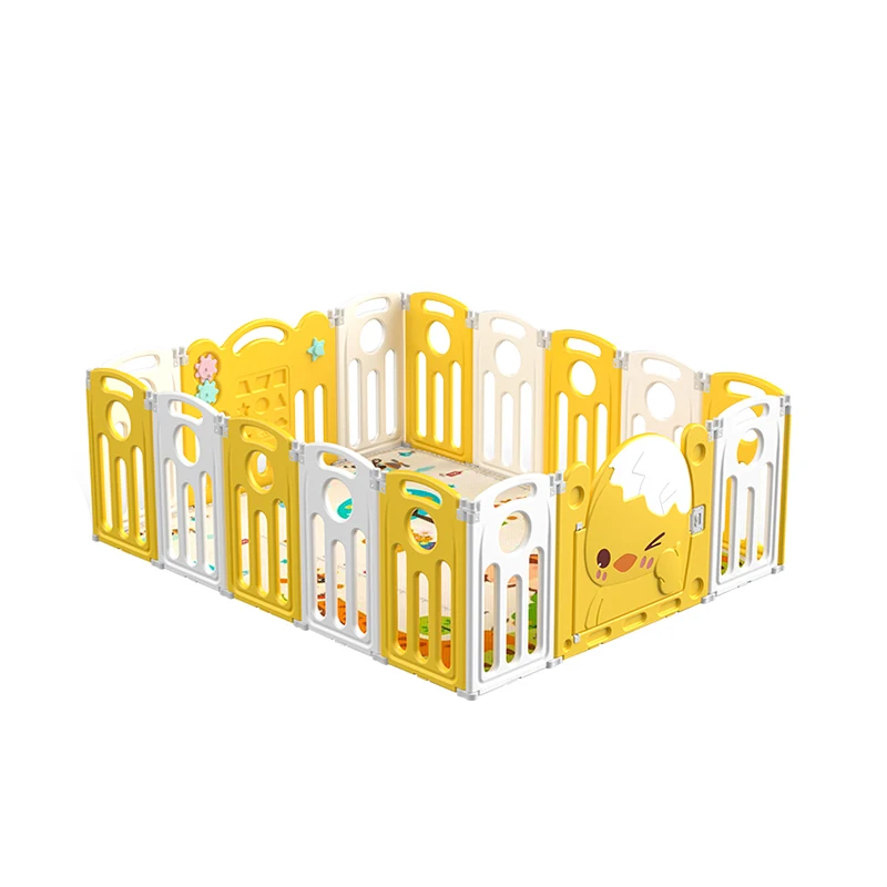 2022 Indoor and Outdoor use fence portable folding plastic playpen Baby Safety Playpen for kids playpen for baby