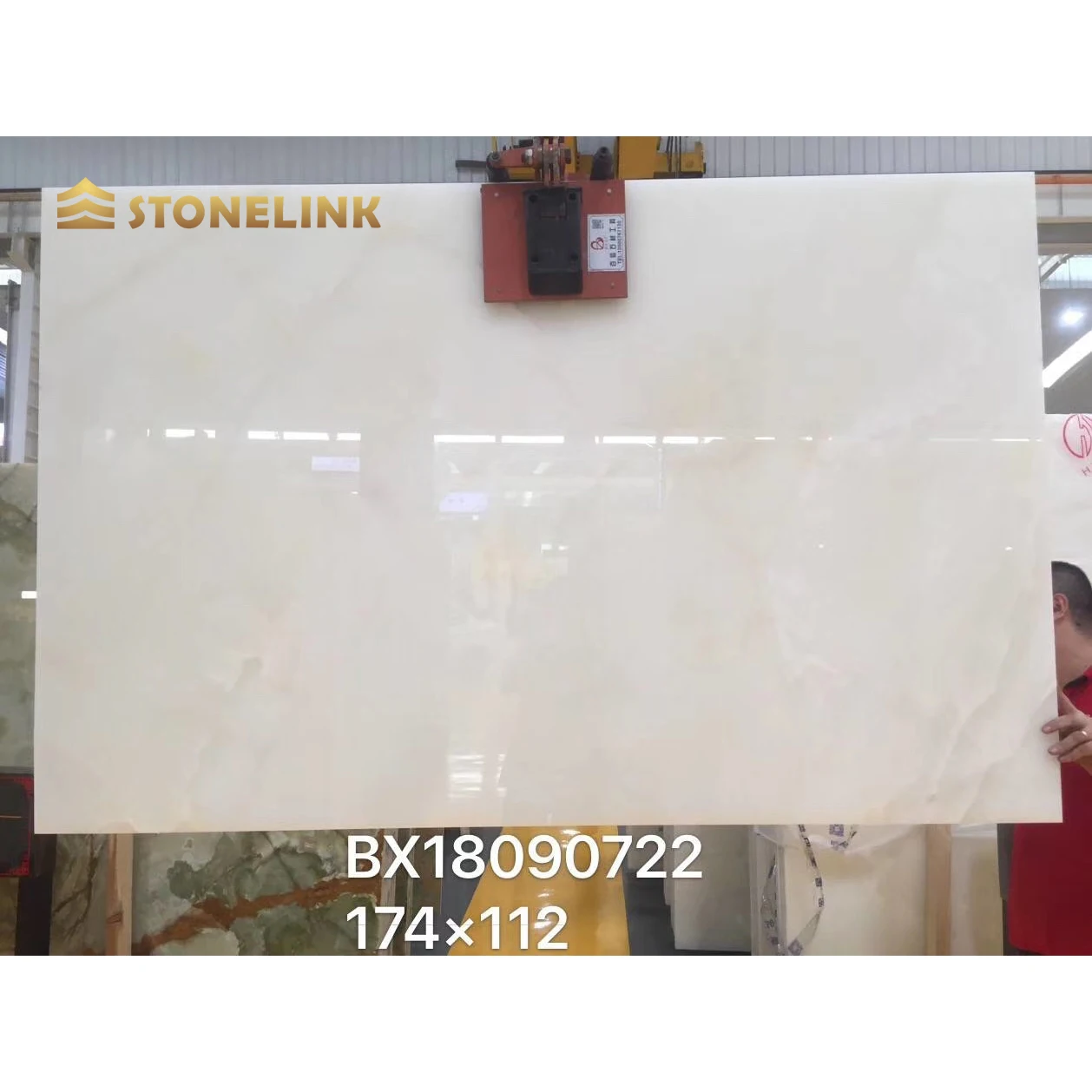 Stonelink High Quality Polished Translucent Backlit Marble White Onyx Slab