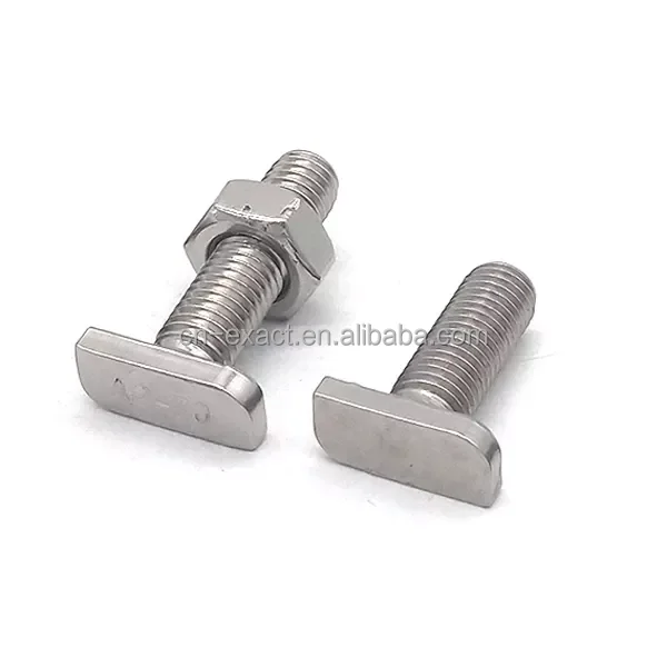 Factory direct T Slot Hammer Head 304 Stainless Steel Channel T Bolts Screws