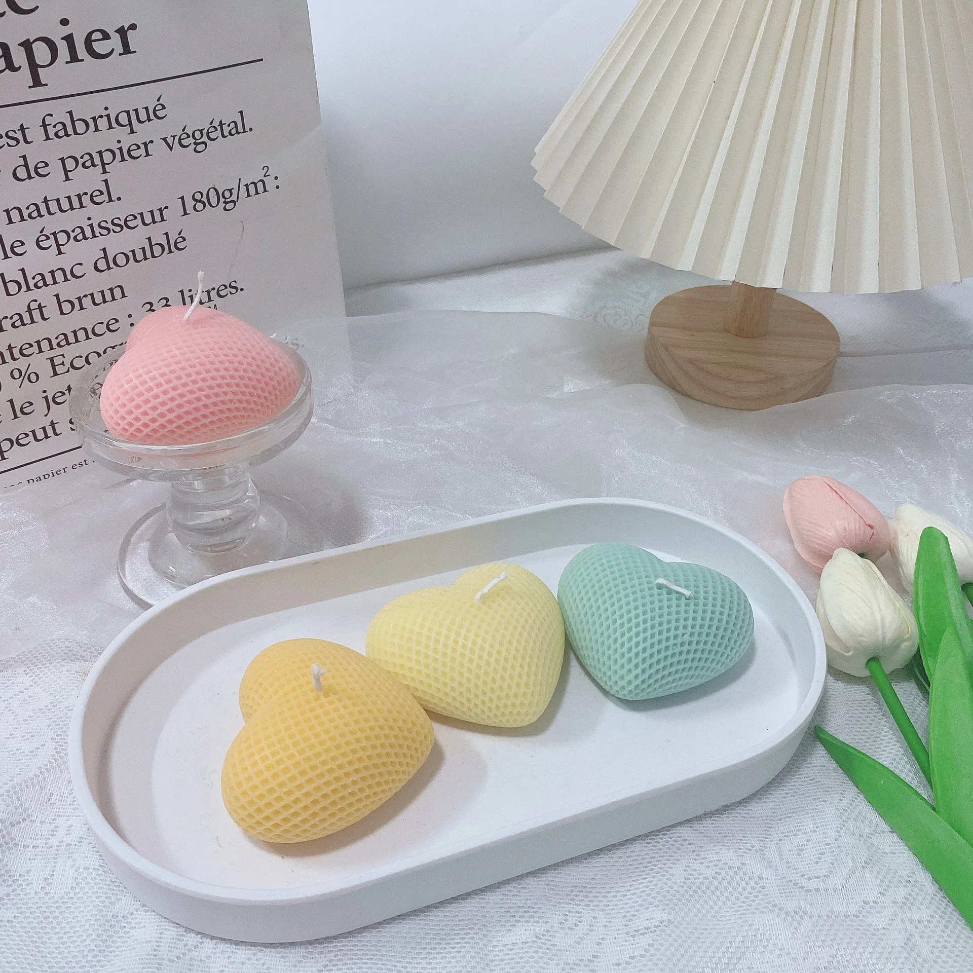 Heart-shaped Scented Candles Luxury Scented Candles Handmade Creative Heart-shaped Scented Candles