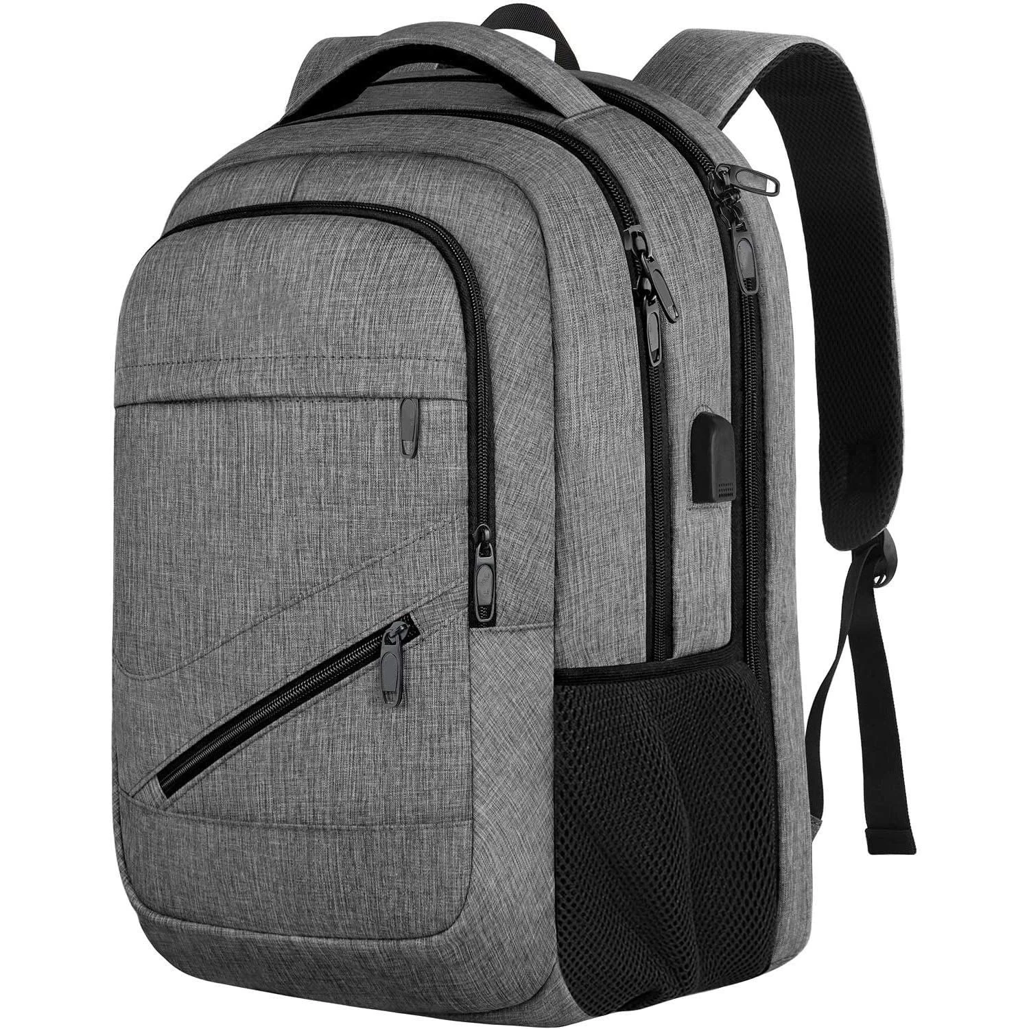 FULIYA Airplane Water Resistant Travel Laptop Shoulder Designer Office Business Anti-theft Laptop Backpack With Usb Port
