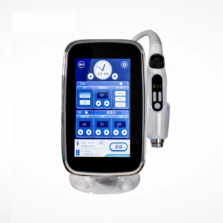3 в 1 RF + EMS Nano мезотерапия красоты машина не причиняя боли безыгольной мезо инжектор для