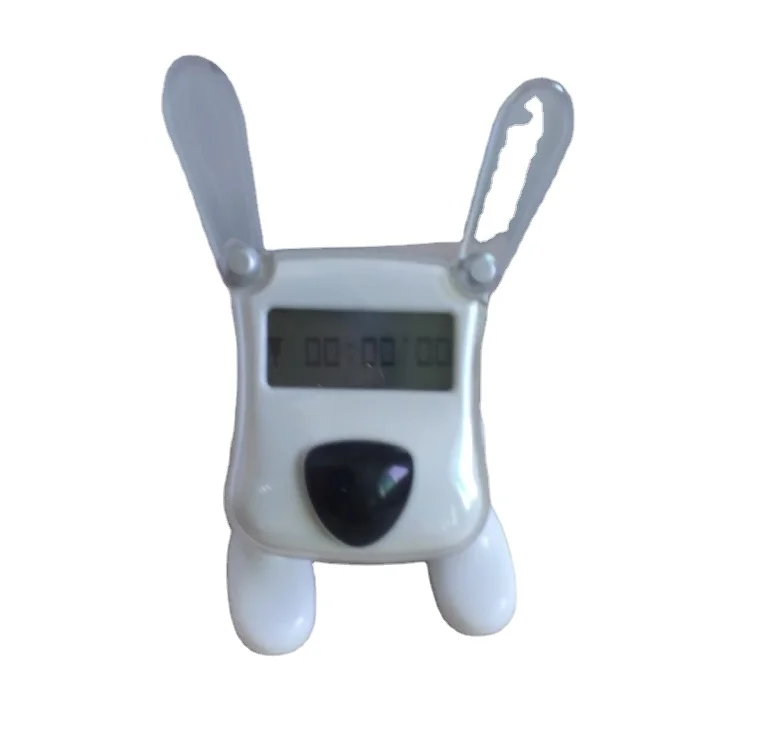 The dog barked a message clock