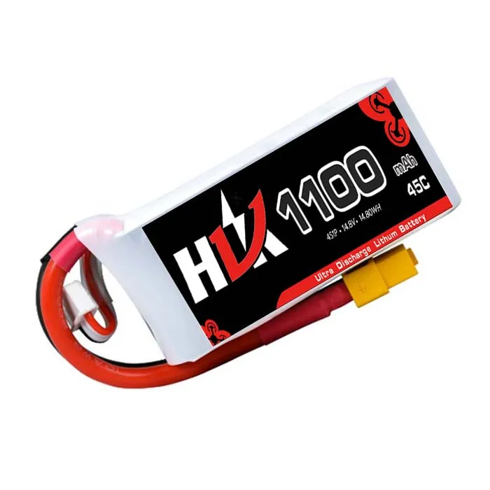 HLK Лидер продаж 1300 мАч 45C 4S lipo батарея для FPV литиевая аккумуляторная перезаряжаемая
