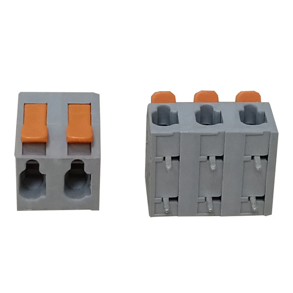 Various Specifications Copper 7.5mm 5 Pin Pcb Terminal Block Connector Right Angle Screw Quick Wire Connectors