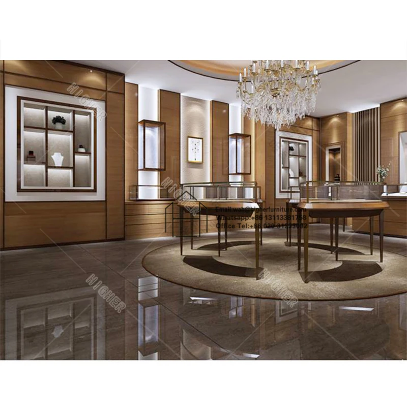 New arrivals jewelry display cabinet watches showcase jewelry shop display cabinet showcase