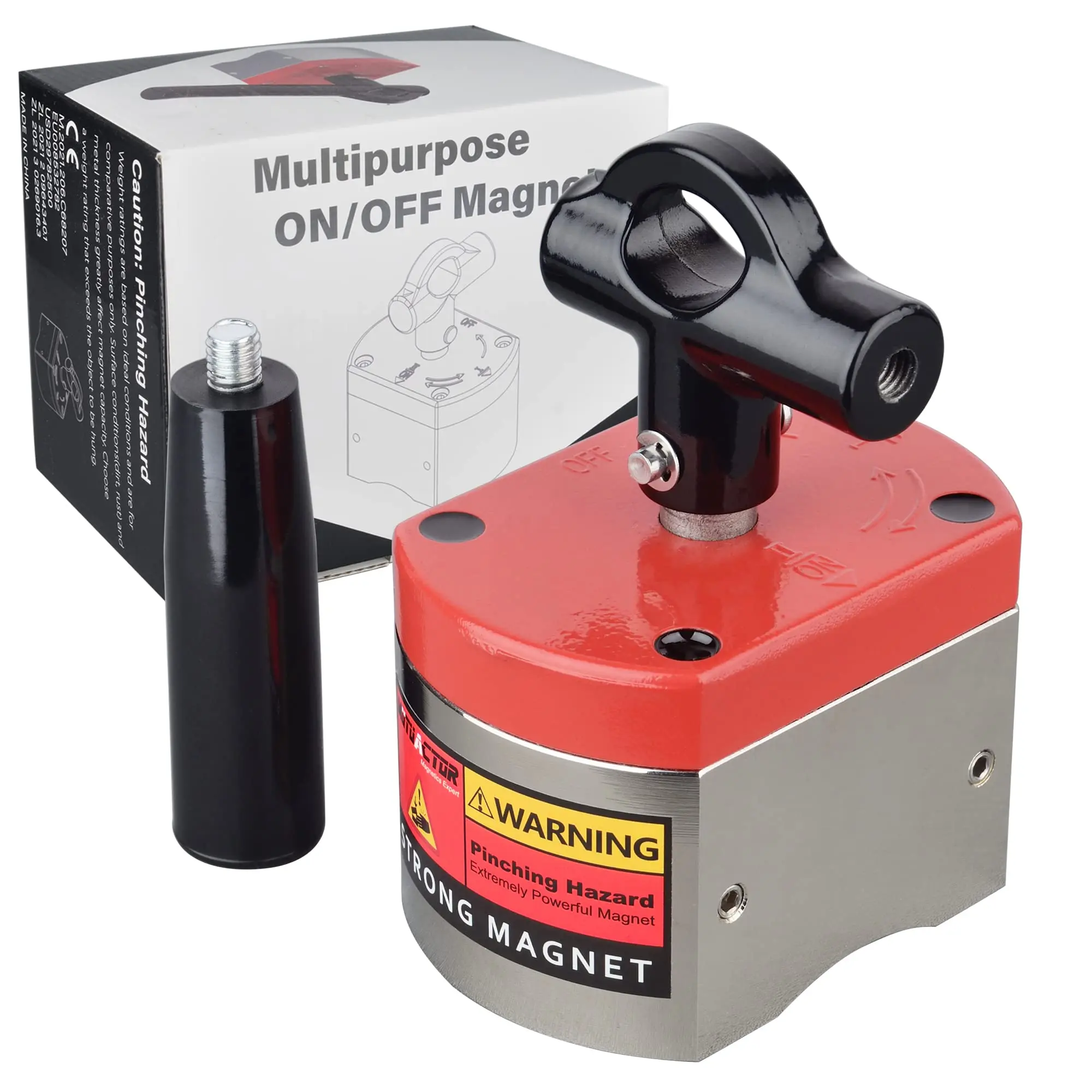 700LBS Switch Magnet  On/Off  Magnetic Base Holder Welding Magnet