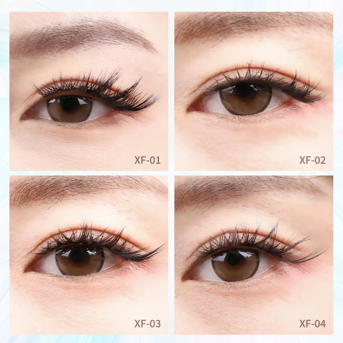 Factory Price Foxy Skew Flying Individual Diy Eyelash Extension Cat Eye Angels Wing Clusrer Lash Extensions