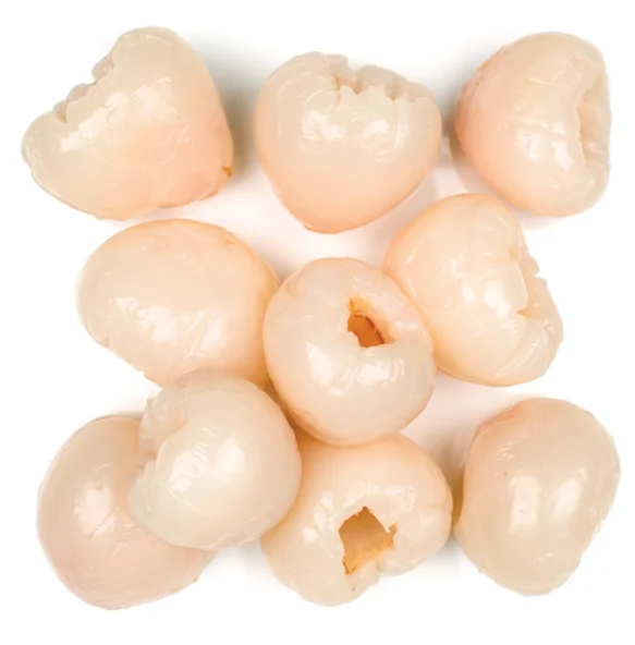 2024 New Crop IQF Lychee Fruits Whole Peeled Lychee Sweet Taste Ball Pattern Frozen in Bulk with Water Preservation