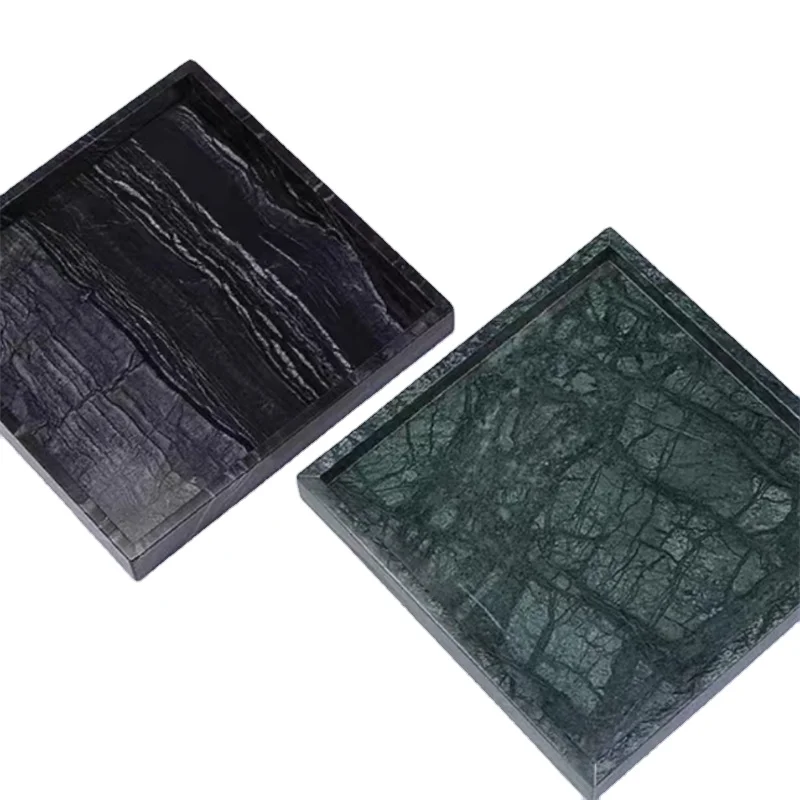 The Latest Stone Homeware Square 25x25cm White Marble Fruit Tray Wholesale Marble Serving Tray