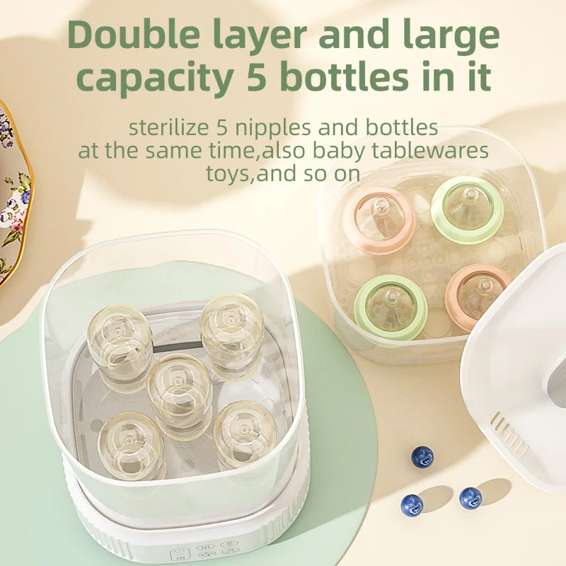 Wholesale 6 in 1 baby toys sterilization portable electric bottle steam sterilizers for baby