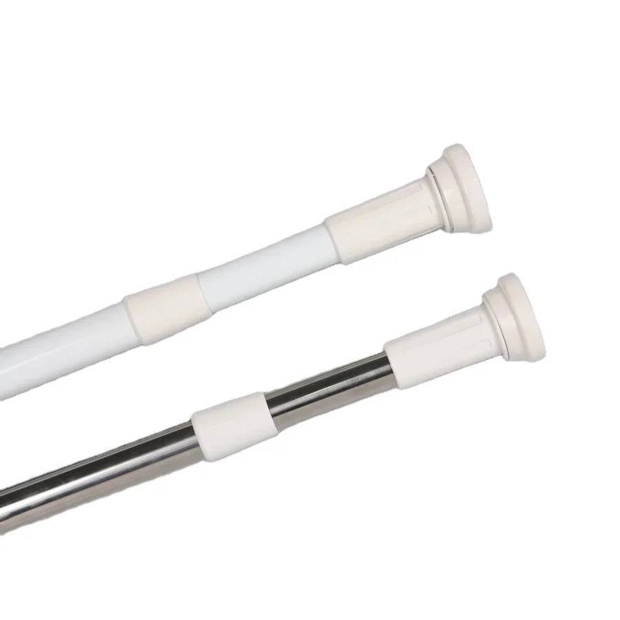 Hot Selling Metal Material Bathroom Curtain Rod Shower Curtain Poles