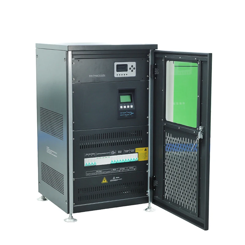Power frequency sine wave output mppt charger 3 phase with battery best solar inverter Large industrial off-grid system