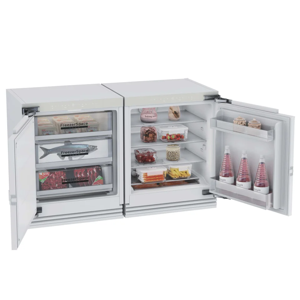 Artaus Z100 Factory Direct Sale Mini Refrigerator Under Counter Built-in Refrigerator Hidden compact fridge freezer cooler