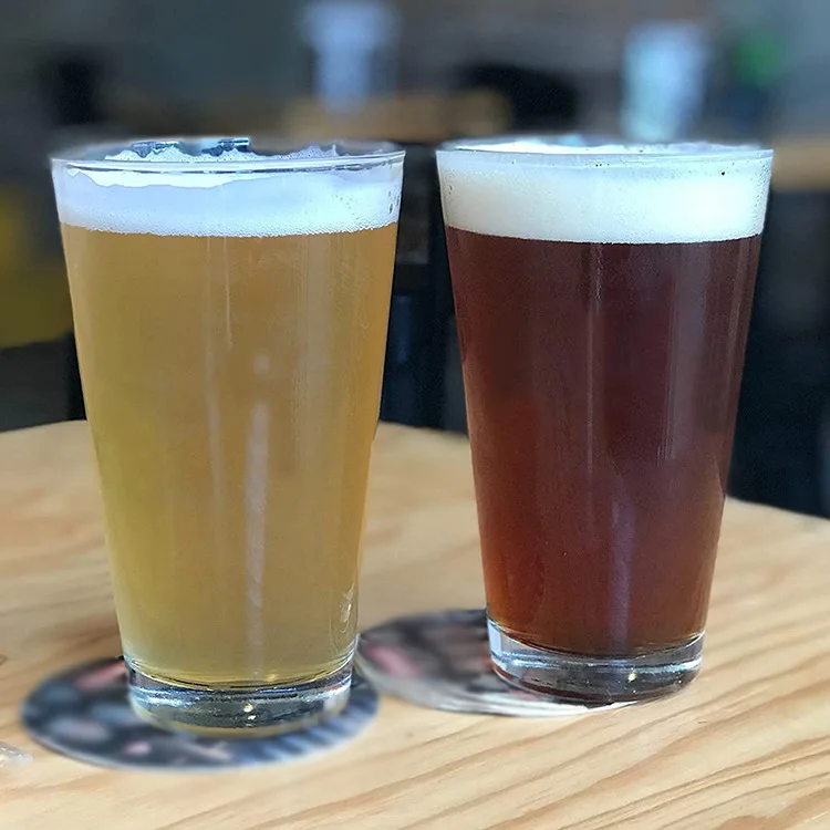 Nordic Pint Craft Ipa Tasting Teku Beer Glass with Logo Beer Pint Glass Shaker Pint Beer Glass