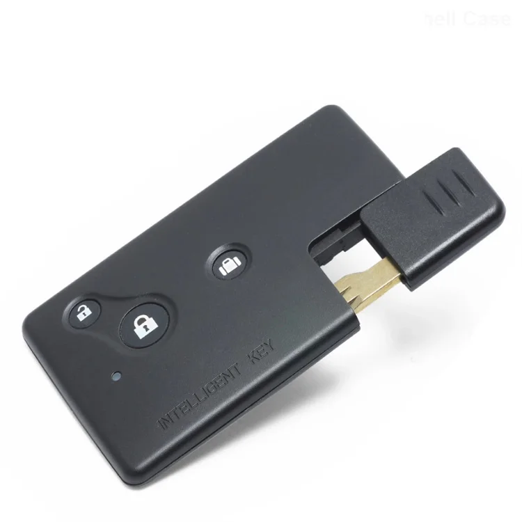 Smart Card Remote Control Car Key Shell Case Cover for Nissan Teana Old Model, Replacement Fob 3 Button With Insert Blade