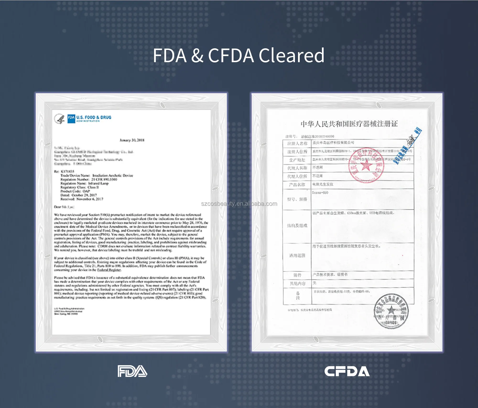 COSBEAUTY Hair Regrowth Device LLLT 81 Diodes Hair Laser Regrowth Cap