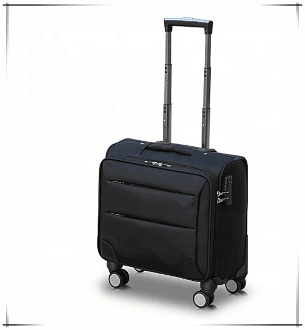 High-end Quality Waterproof 18 inch Nylon Cabin Luggage Carry on Suitcase Trolley Luggage Bag