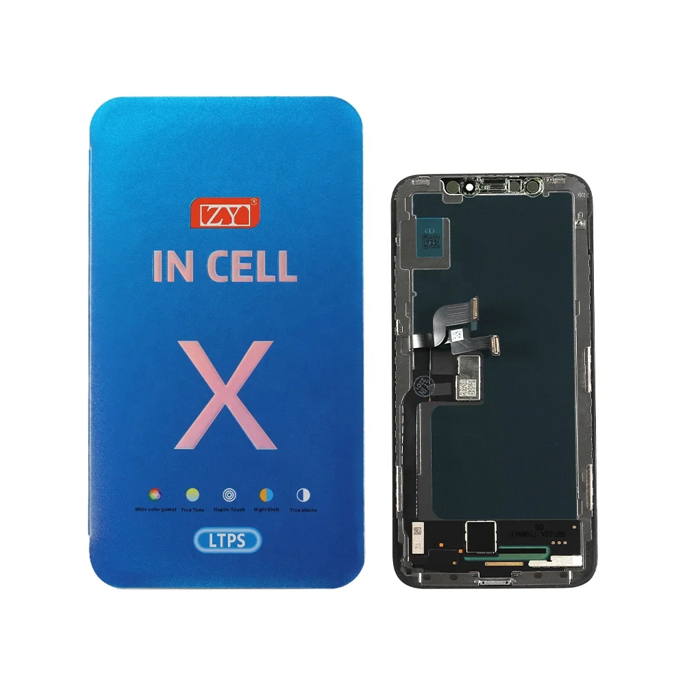 elekworld wholesale price zy incell LCD displays for iPhone x xr 11 12 Pro digitizer replacement screen for iPhone parts