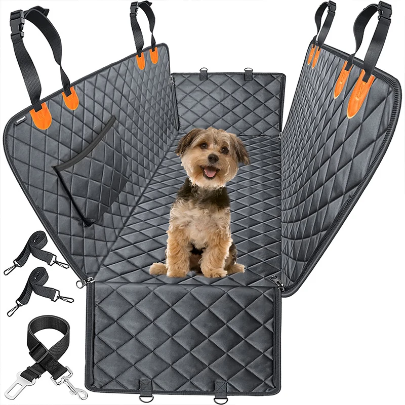 Hot Selling oxford cloth waterproof pet backseat dog hammock car seat cover for back seat