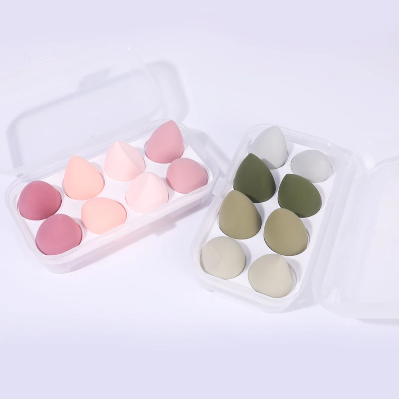 Baseblend sponge make up holder , microfiber face sponge in jar , microfiber beauty sponge packaging box