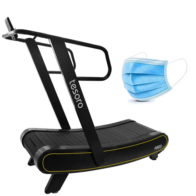 body building easy up home treadmill gym equipment non-motorized self-generated manual woodway curve treadmill running machine