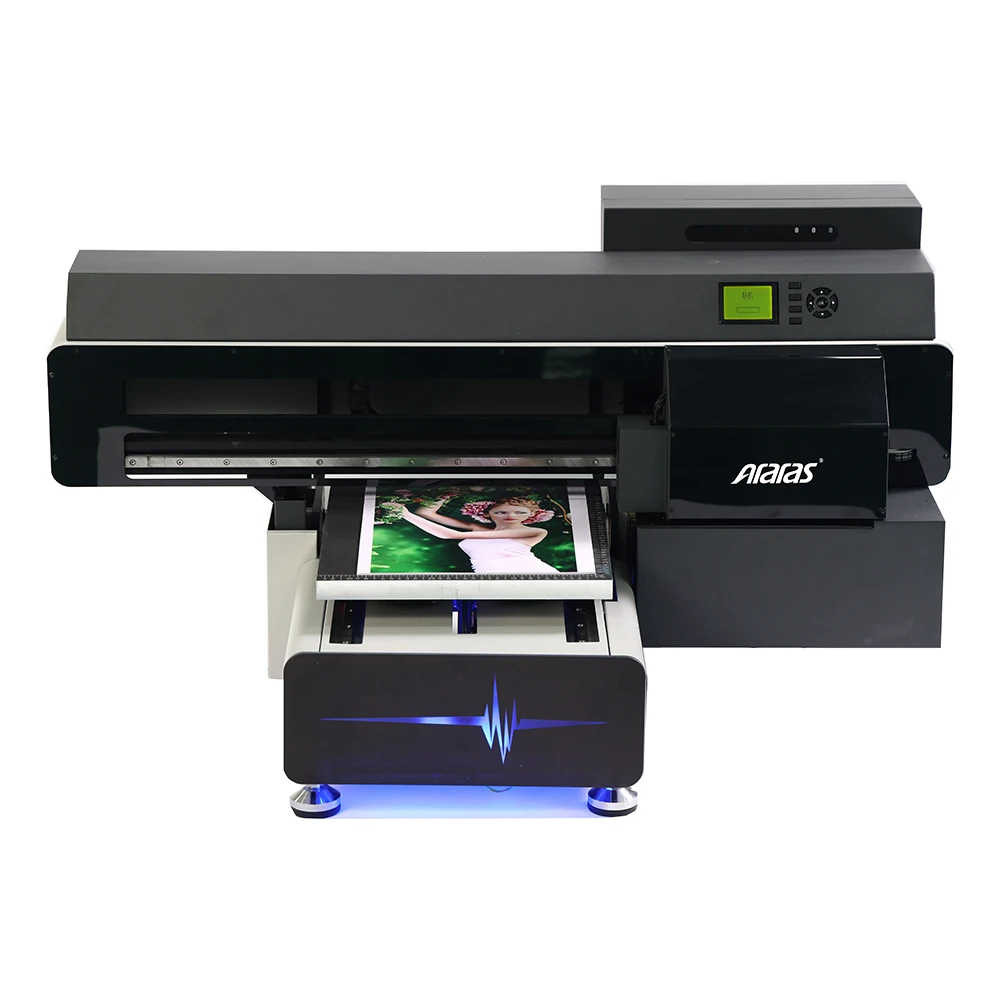 УФ планшетный принтер 3040 богатых и ярких цветов с печатной деревянной чашкой фотографиями и свежими цветами