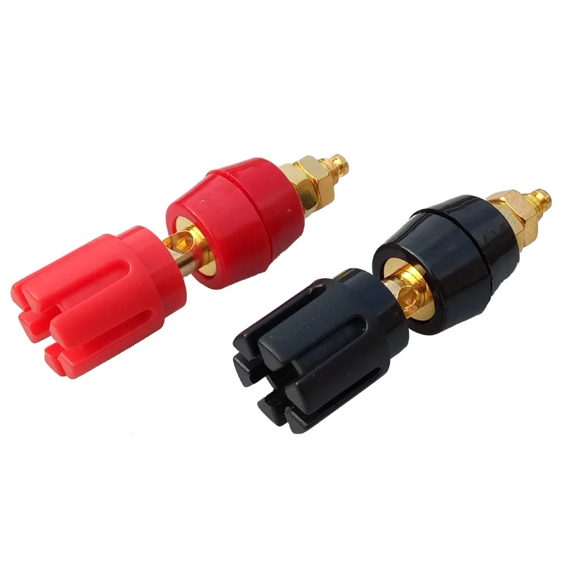 speaker amplifier terminal binding post terminal female banana socket nickel plating