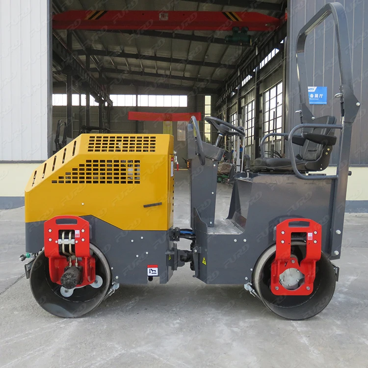 Single drum road compactor roller with tandem walking drive road roller