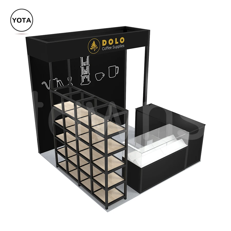 Tawns Trade Show Modular Exhibition Stand Branded Kiosk Displays Booth Tension Fabric Backdrop Exhibition Booth  For Sale