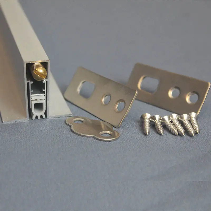 Custom Aluminum alloy concealed models Inline door bottom seal acoustic waterproof door seal