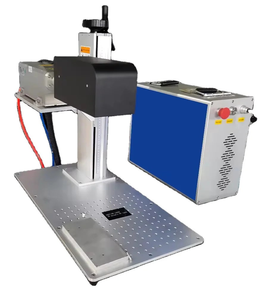 3D  Dynamic marking machine 20w 30w 50W  60W  Fiber Laser Marking  and cutting  Machine For metal and  plastic
