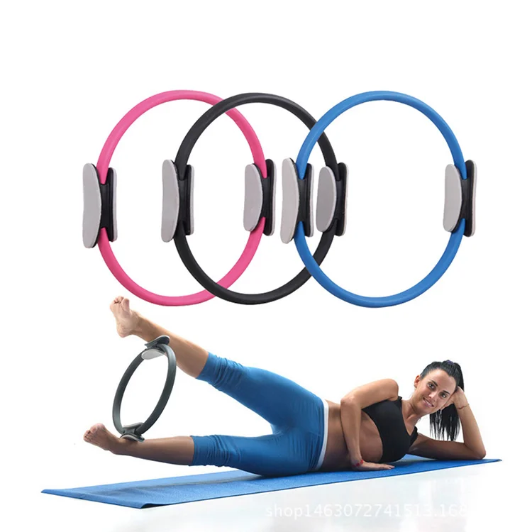 wholesale customize color yoga pilates ring FPR Fiber Yoga Ring  Workout Fitness Training