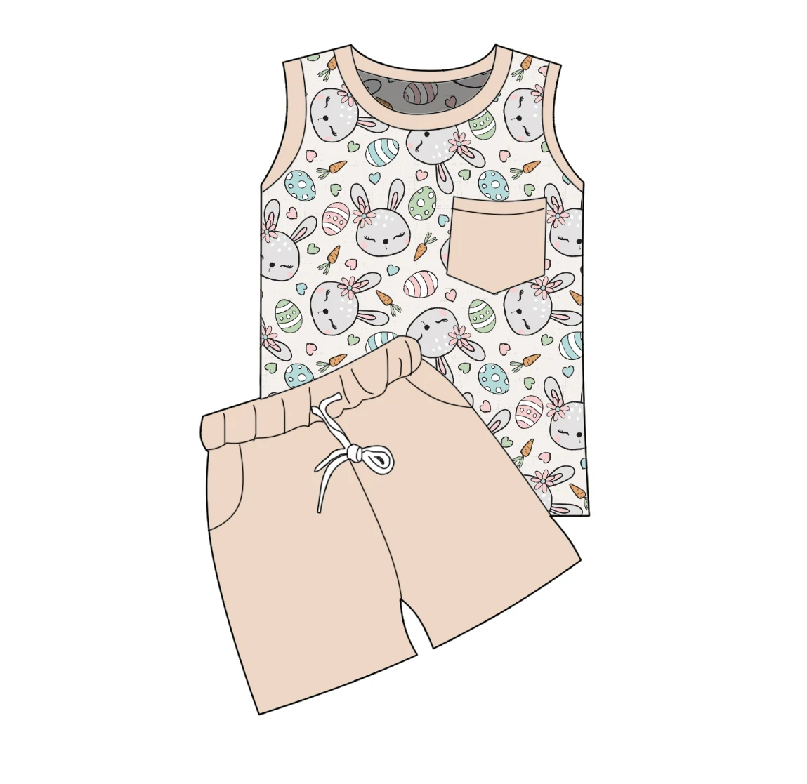 LZ2023  Kids Clothing Sets American flag printed Baby Boys T-shirt Short pants 2 Pieces Clothes Sets