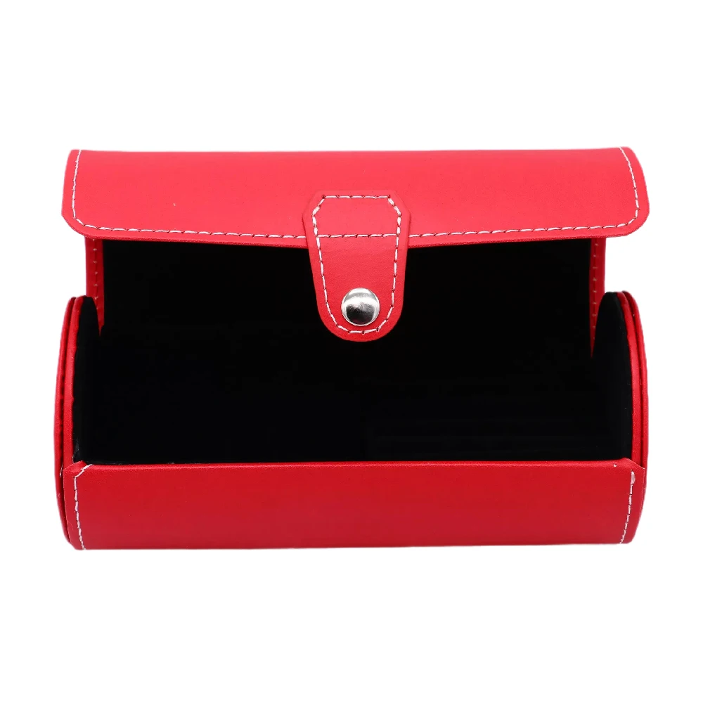 Manufacture custom logo modern luxury  jewelry organizer portable travel watch case pu leather watch box