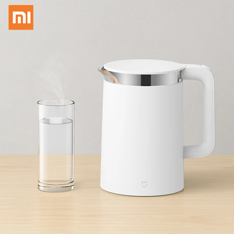 Новый термостатический Электрический чайник Xiaomi Mijia 1800 Вт для воды с постоянной температурой умный