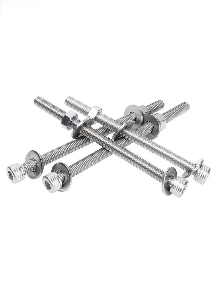 M8 x 150mm Stainless Steel Long Hex Socket Screws Lengthen Threaded Allen Key Bolt