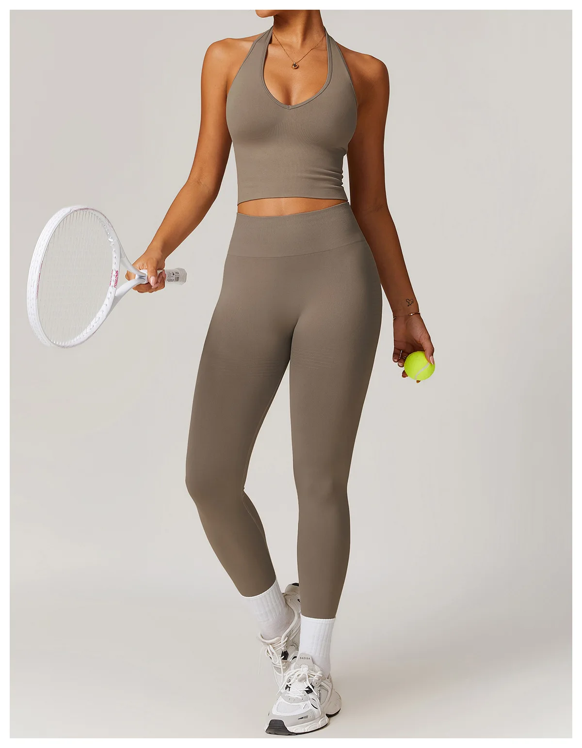 5PCS Set Fitness Clothing Seamless Gym Activewear Women Outfit Workout Gym Fitness Sets
