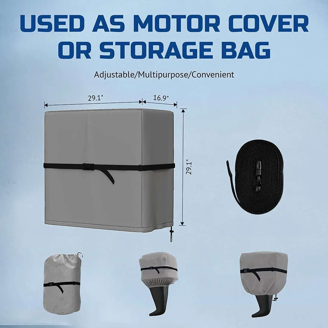 600D Anti Fade Marine Grade Oxford Fits V Hull Heavy Duty Boat Cover