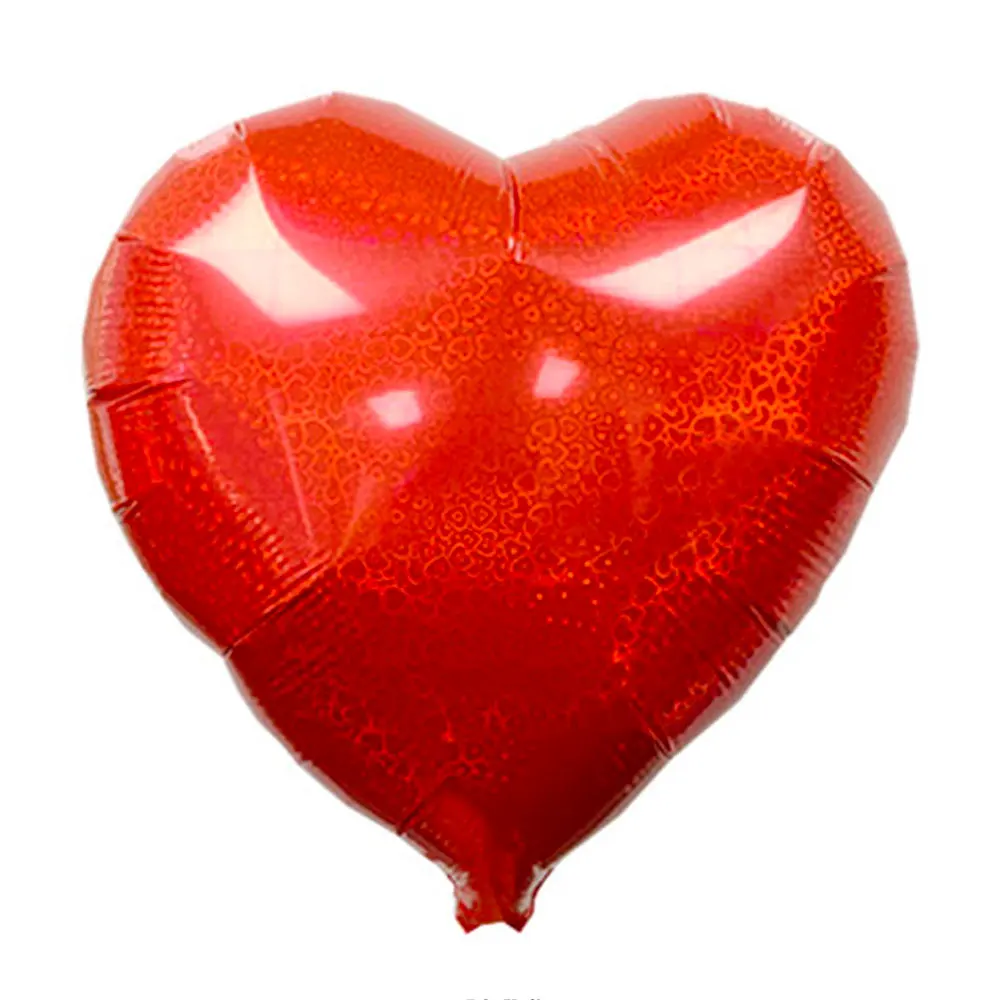 
Wedding accessories custom printed holographic foil heart balloon 18 inch 