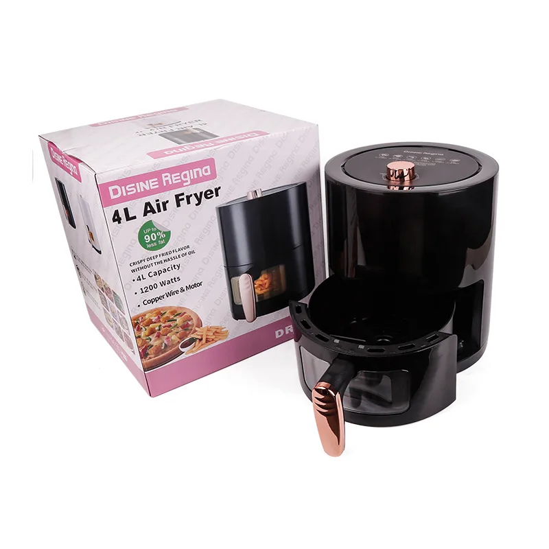 DISINE Air Fryer Multifunctional Household 4L New Electric Fryer Large Capacity Air Frying Oven Suitable for Oven in One