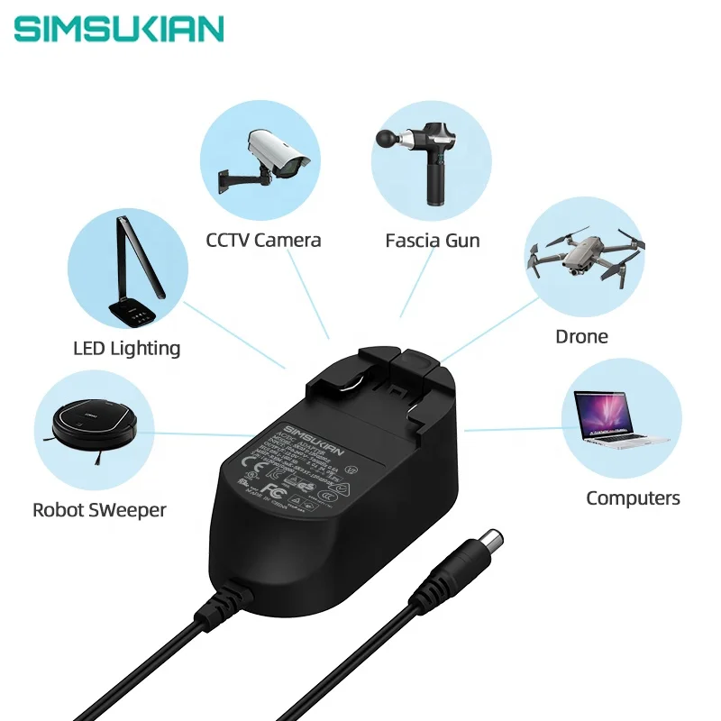 Power Adapters 110v 220v 5v 12v 24v ac dc 12 v 15v ac/dc power supply 24W 30w 12v 5v 1a 2a 12v international power adapter