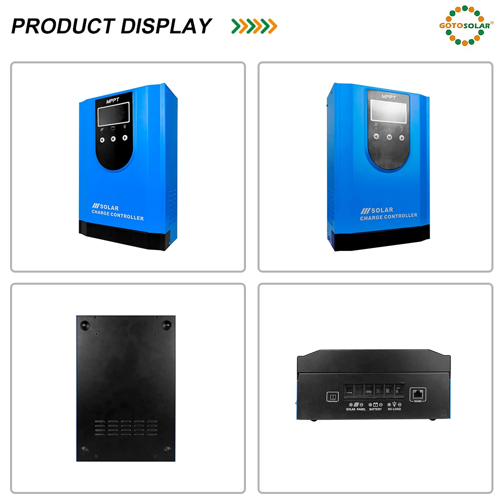 GOTO SOLAR Smart MPPT Солнечный контроллер 30A 40A 50A 60A 80A 100A MPK2 серия 12v 24v 36v 48v солнечный регулятор для автономной системы