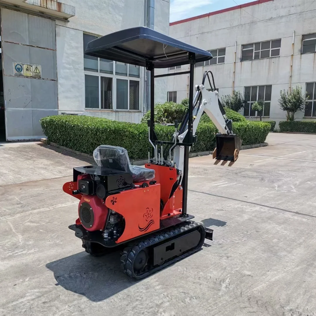 2022 Best China Mini Digger Mining Electric Excavator hydraulic 800 kg excavator mini garden excavator 0.8 ton