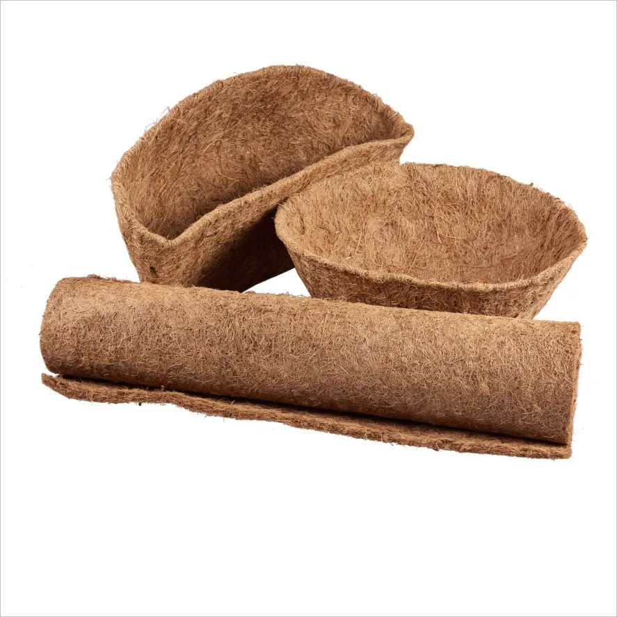 new design degradable round seeding Germination Coconut Coir Pots Coco Baskets for Plants