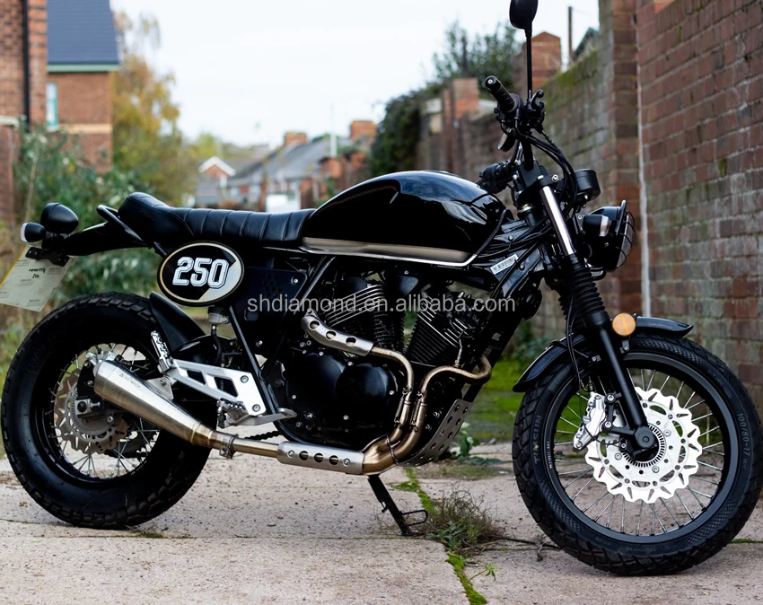 
A1 license 250cc motorfietsen old skool euro4 motorcycle 250cm3/ml bobber brat motocicleta/classic v-twin scrambler motorbike 