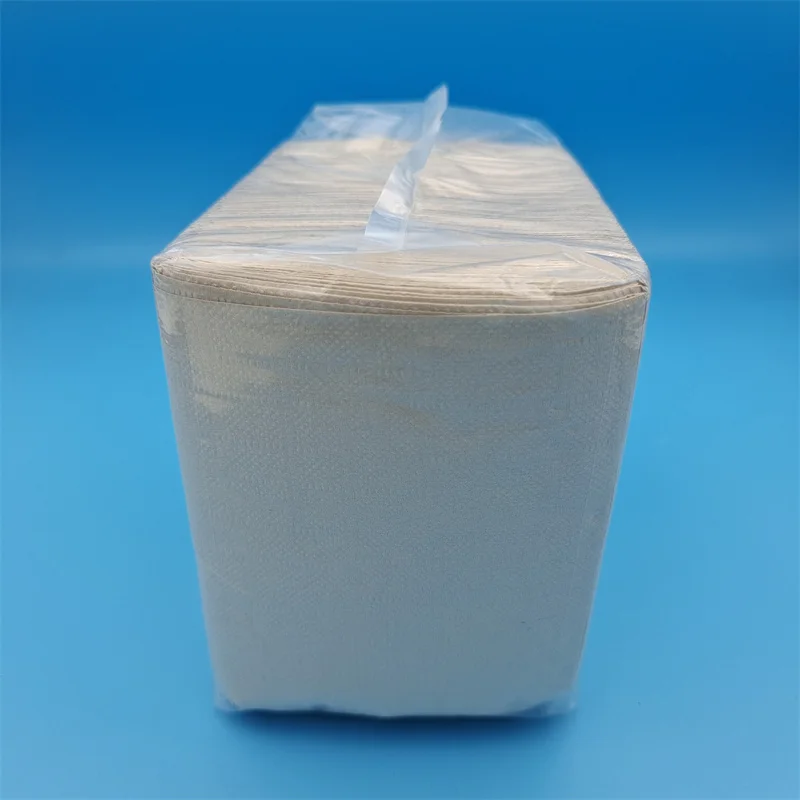 Wholesale Distributor Virgin White Custom Logo Cocktail Disposable Paper Dinner Inter Fold Napkin