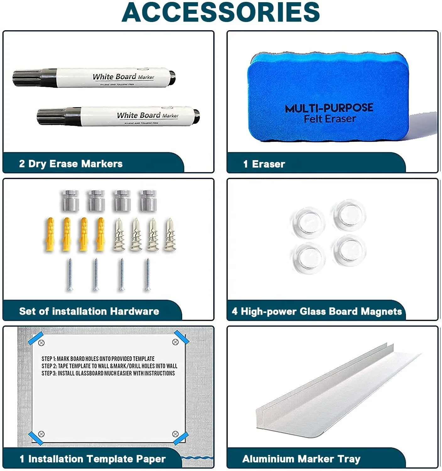 High Quality Frameless Pink Surface Wall Mounted Glass Dry Erase Board Big Size Magnetic Glass Whiteboard